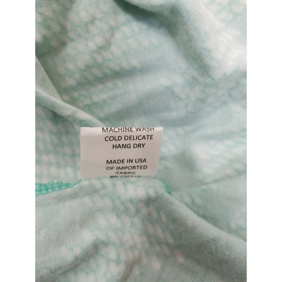 NWOT Pixley Stich Fix Ohara Green Faux Pull over Tie Waist Chevron Dress SMALL - Picture 7 of 7